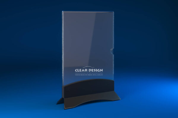 Double Sided Table Talker w/ Raised Foot