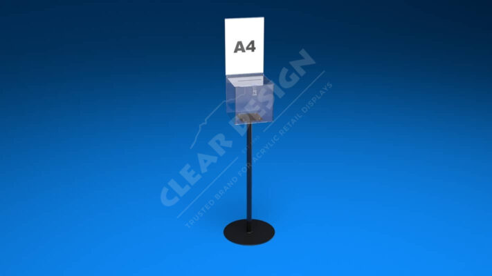 Standard Cubed Entry Box | Clear Design Display