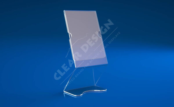 Raised Lean-Back Sign Holder
