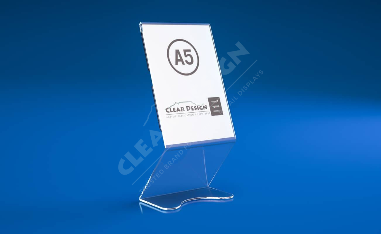 Raised Lean-Back Sign Holder - Image 2
