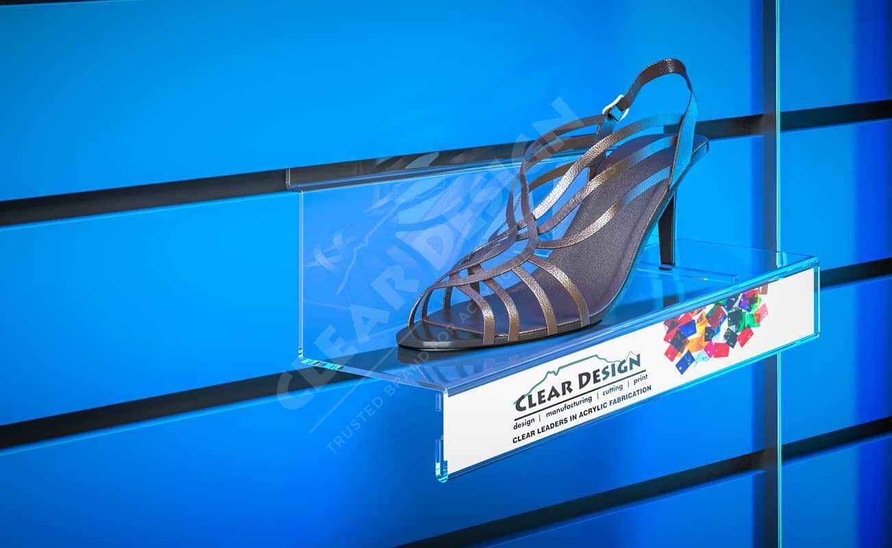 Angled Wall Fixing Shoe Shelf - Image 2