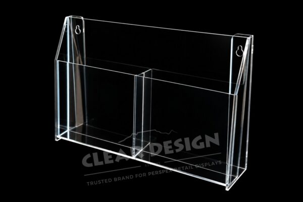 Two Pocket Side-by-Side Professional Brochure Holder